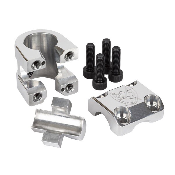 S&M BMX REDNECK FLT BICYCLE STEM BRUSHED POLISHED 26mm Reach FLATLAND