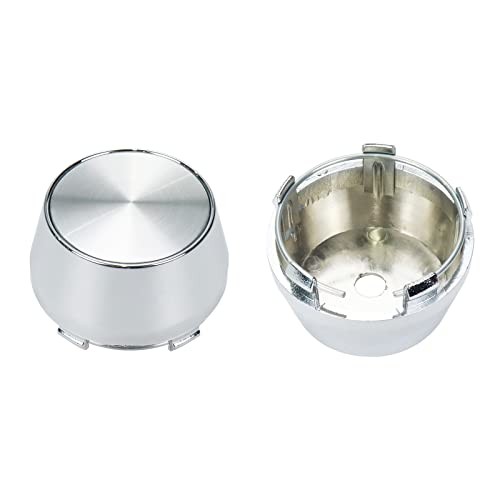Wheel Center Caps,60mm Wheel Rim Hub Center Covers Center Caps Silver