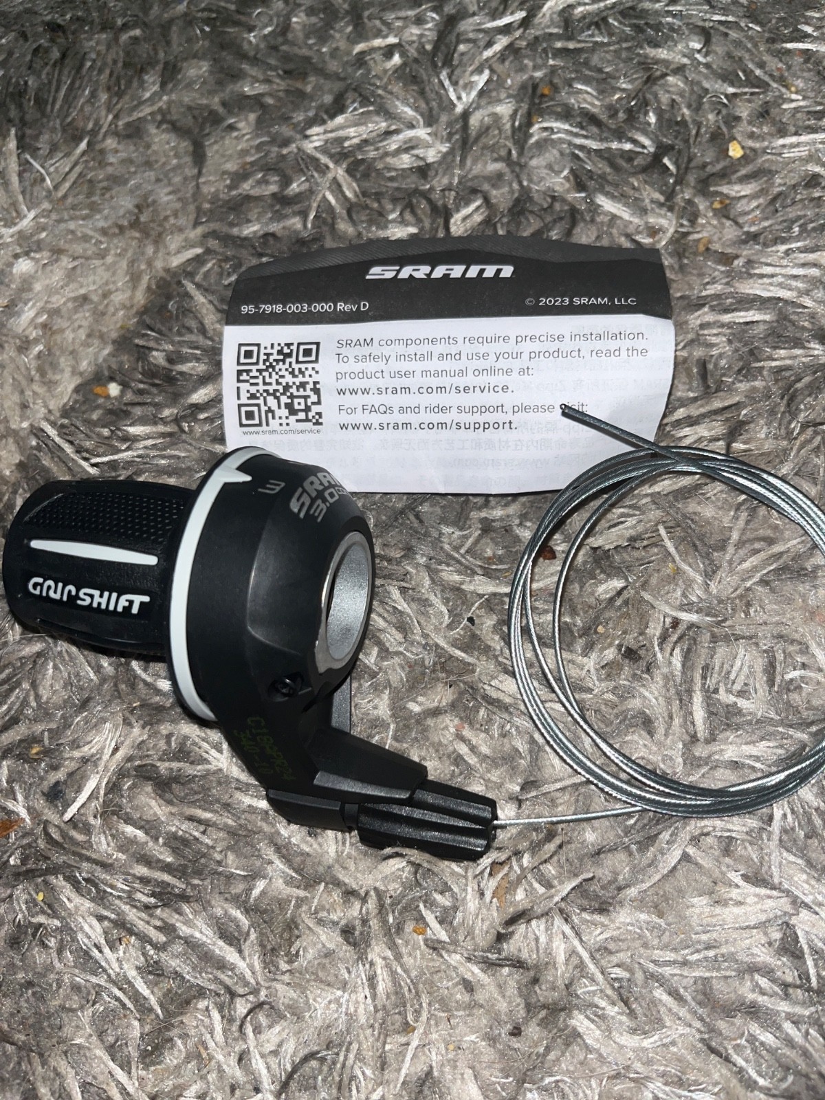 3.0 Comp Twist Shifter – SRAM 3.0 Comp Front Twist Shifter – Shifter, Flat Bar-