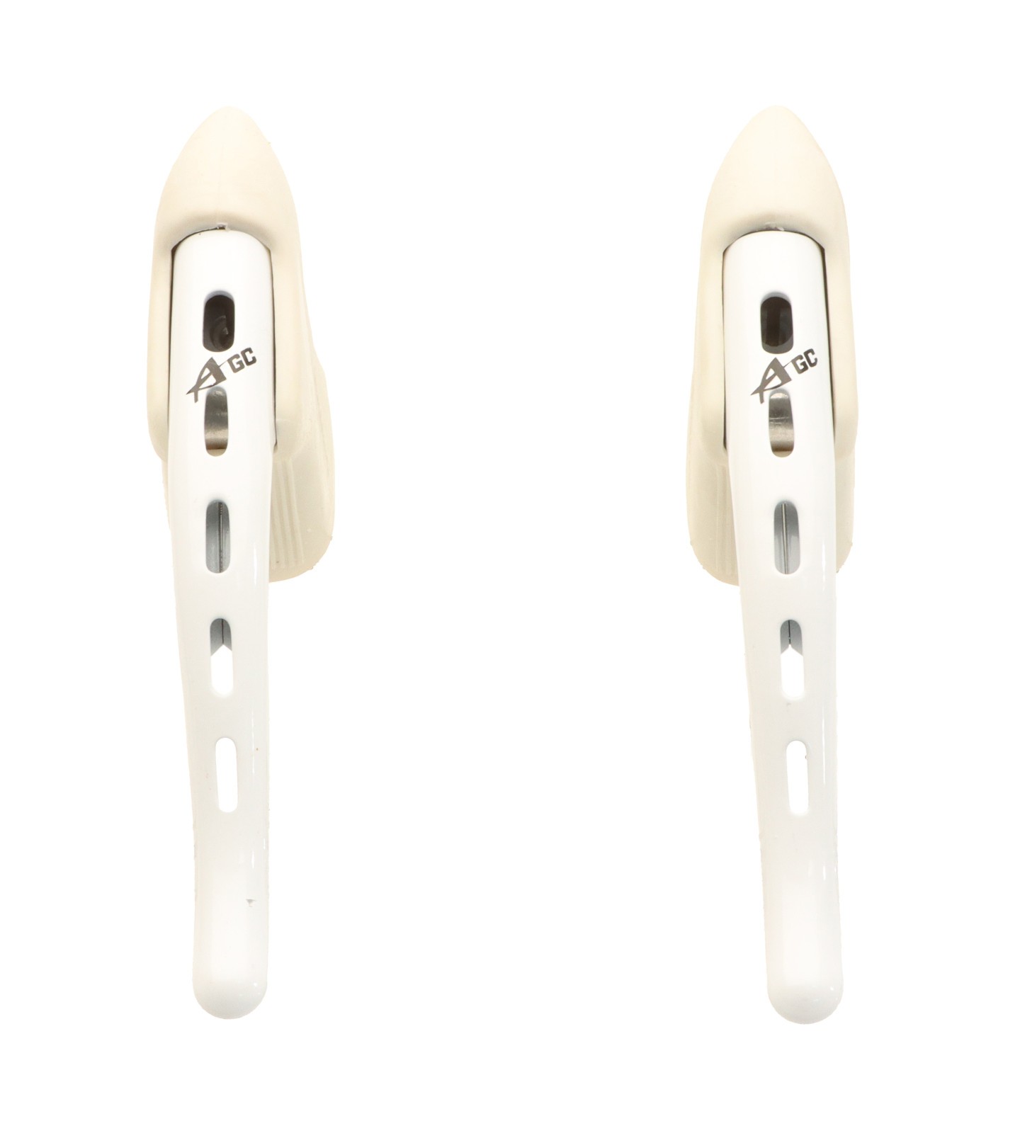 Dia-Compe AGC 250 Brake Levers PAIR AG250WW 23.8mm Clamp White/White NEW NOS