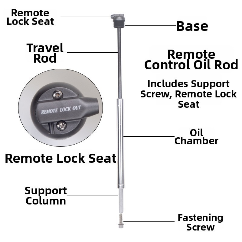 MTB Fork Remote Lockout Switch Cable Remote with Wired Control for 25.7mm Forks