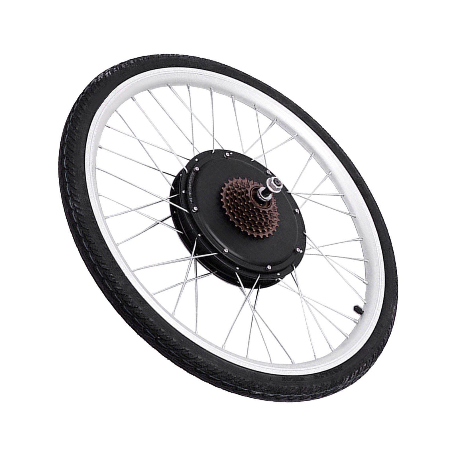 26″ Rear Wheel Electric Bicycle Conversion Kit E-Bike Motor Hub Kit 1000W 48V