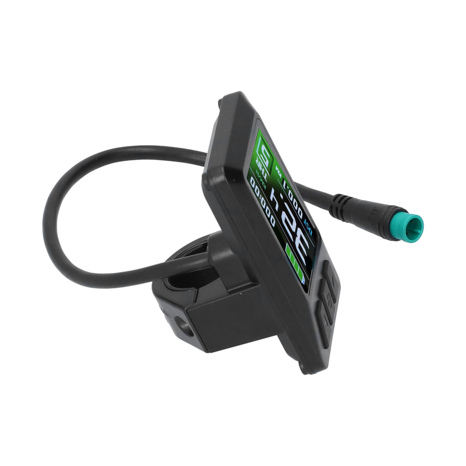 24V/36V/48V LCD7C Color Screen Instrument Electric Bicycle Battery Display With