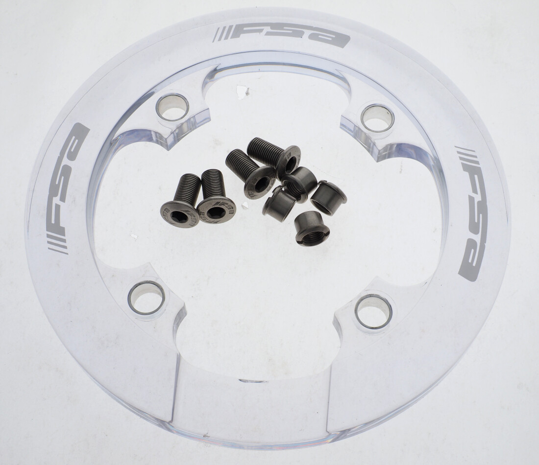 FSA Polycarbonate outer bash guard 104 BCD For Crankset READ