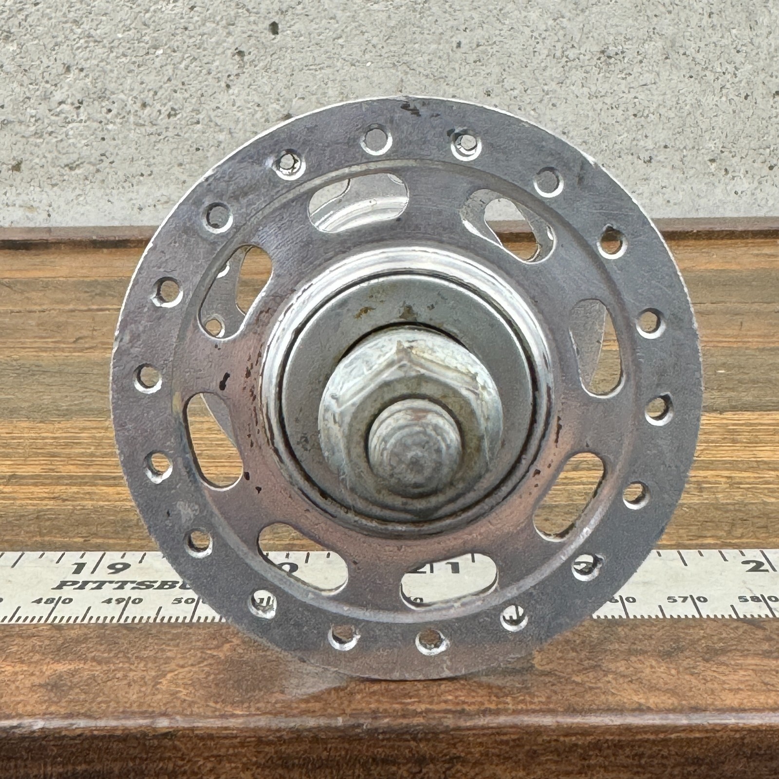 Sunshine BMX Front Hub High Flange Old School BMX 36 Hole 36h Nutted OG 80s Race