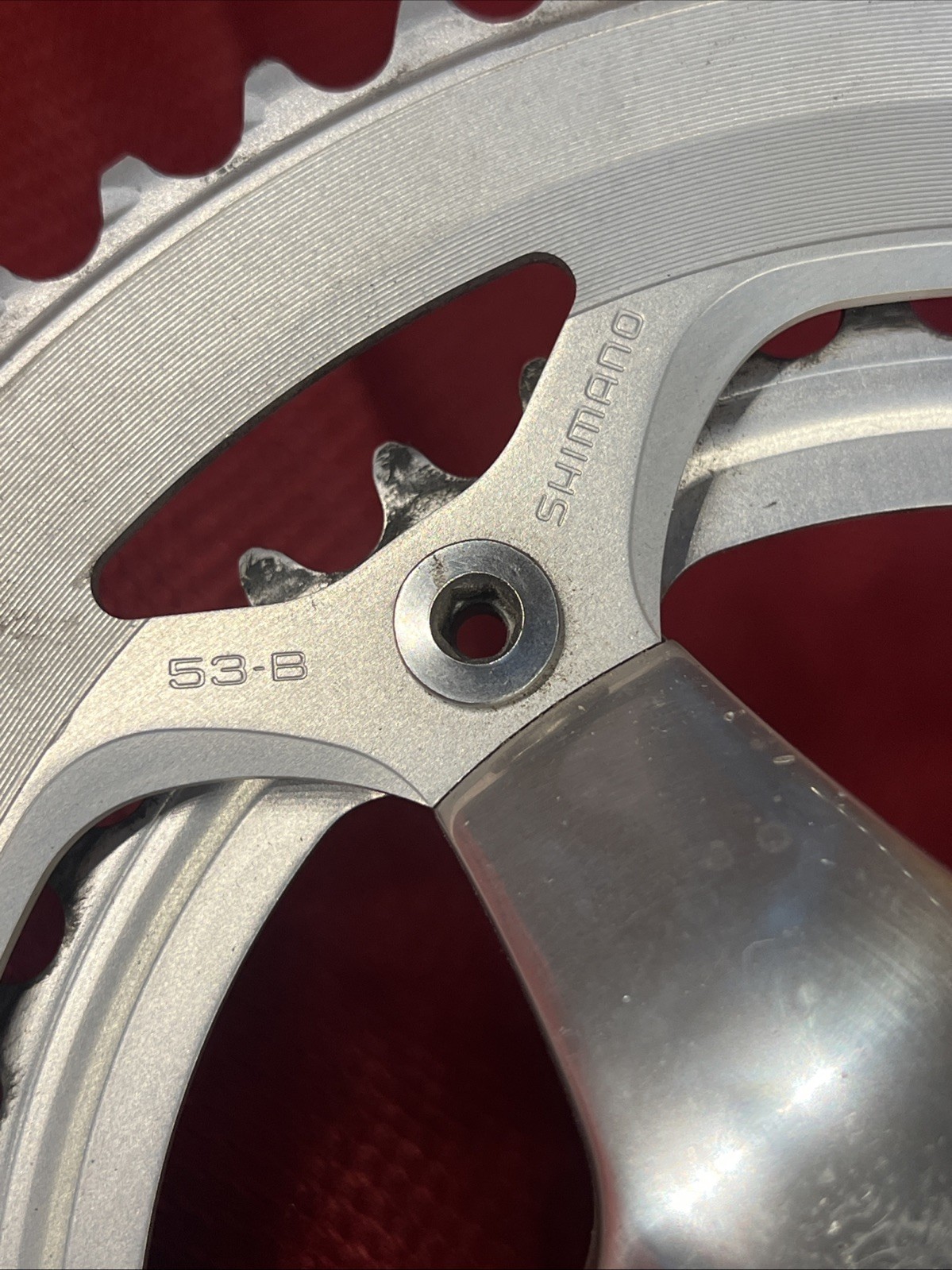 Vintage Shimano Double Crankset Bearing Bracket 172.5 53/39 Chainring SG-X 10S