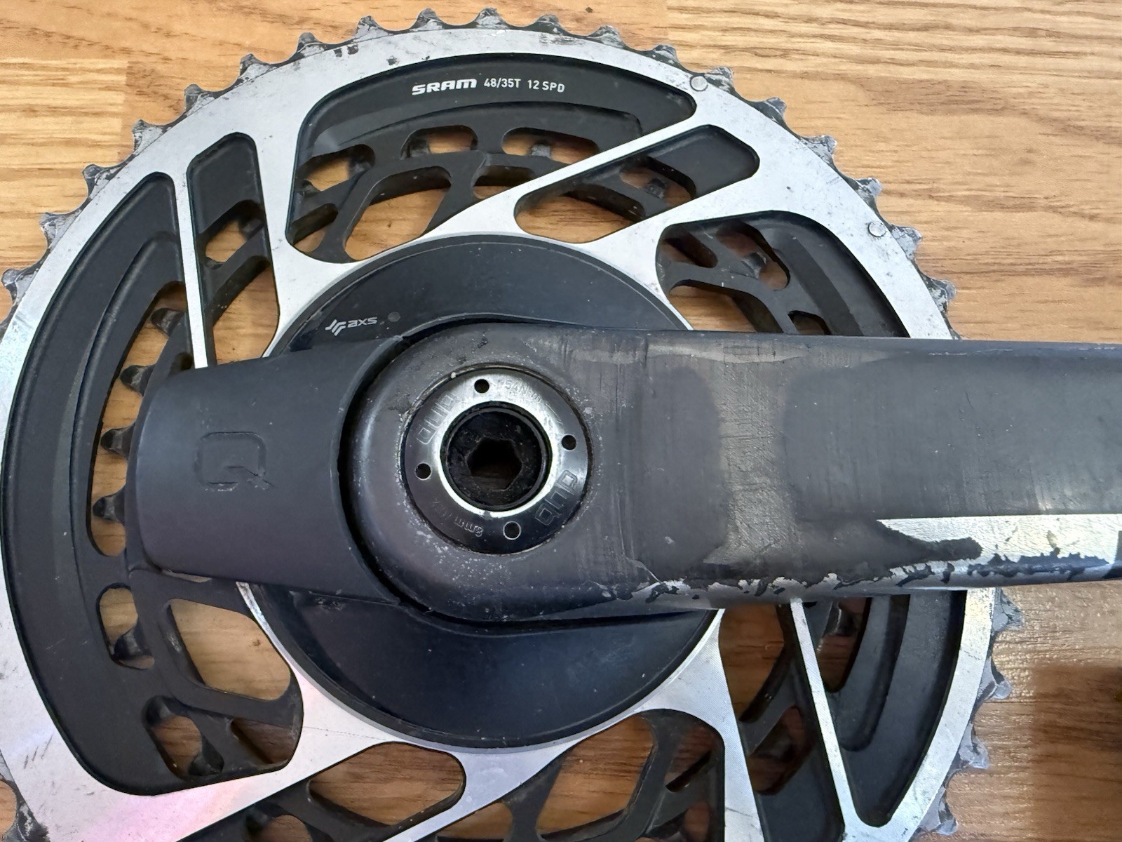 172.5mm 48/35T DUB SRAM Red AXS D1 Quarq 12 Speed Power Meter Crankset
