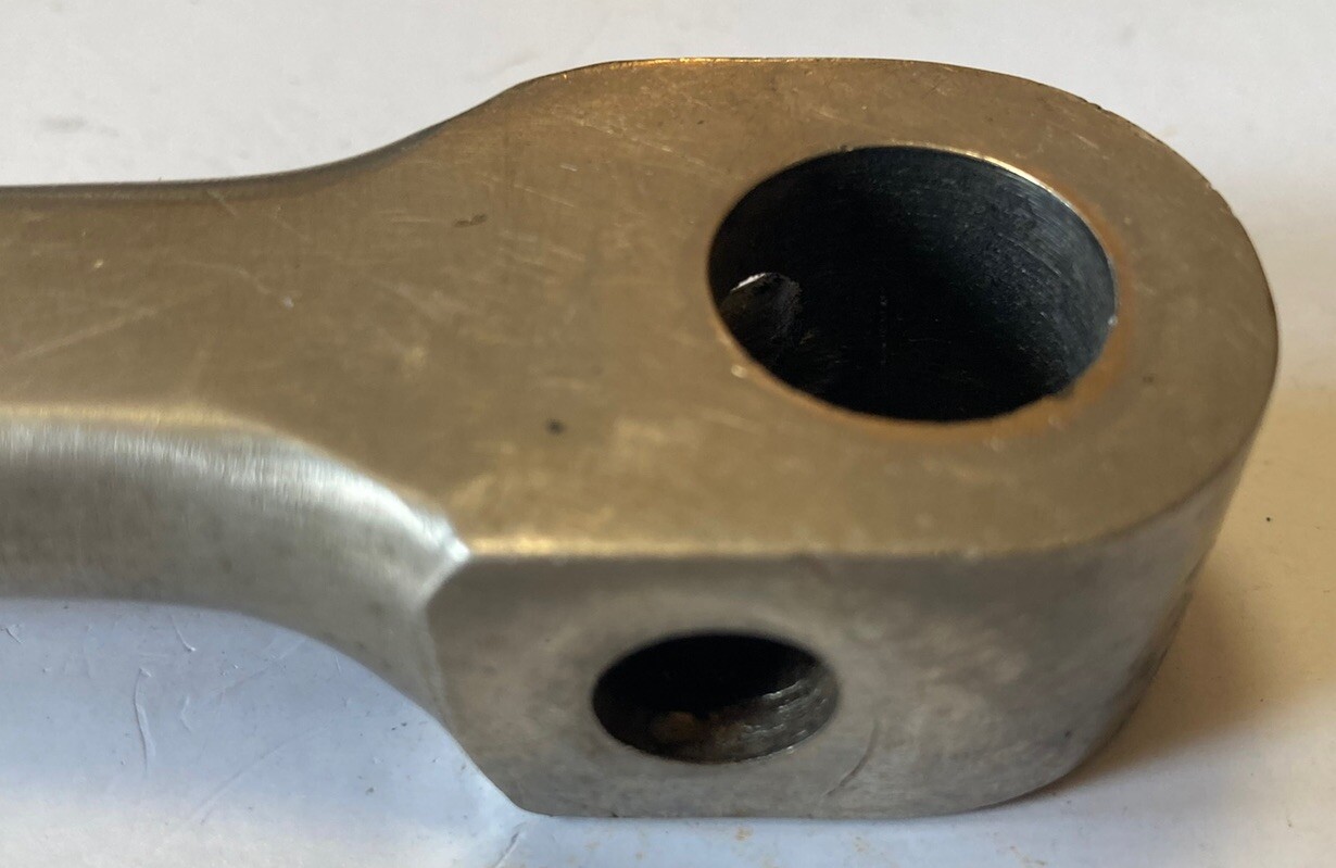 Vintage Cottered Left Crank Arm 6” Unusual Threading