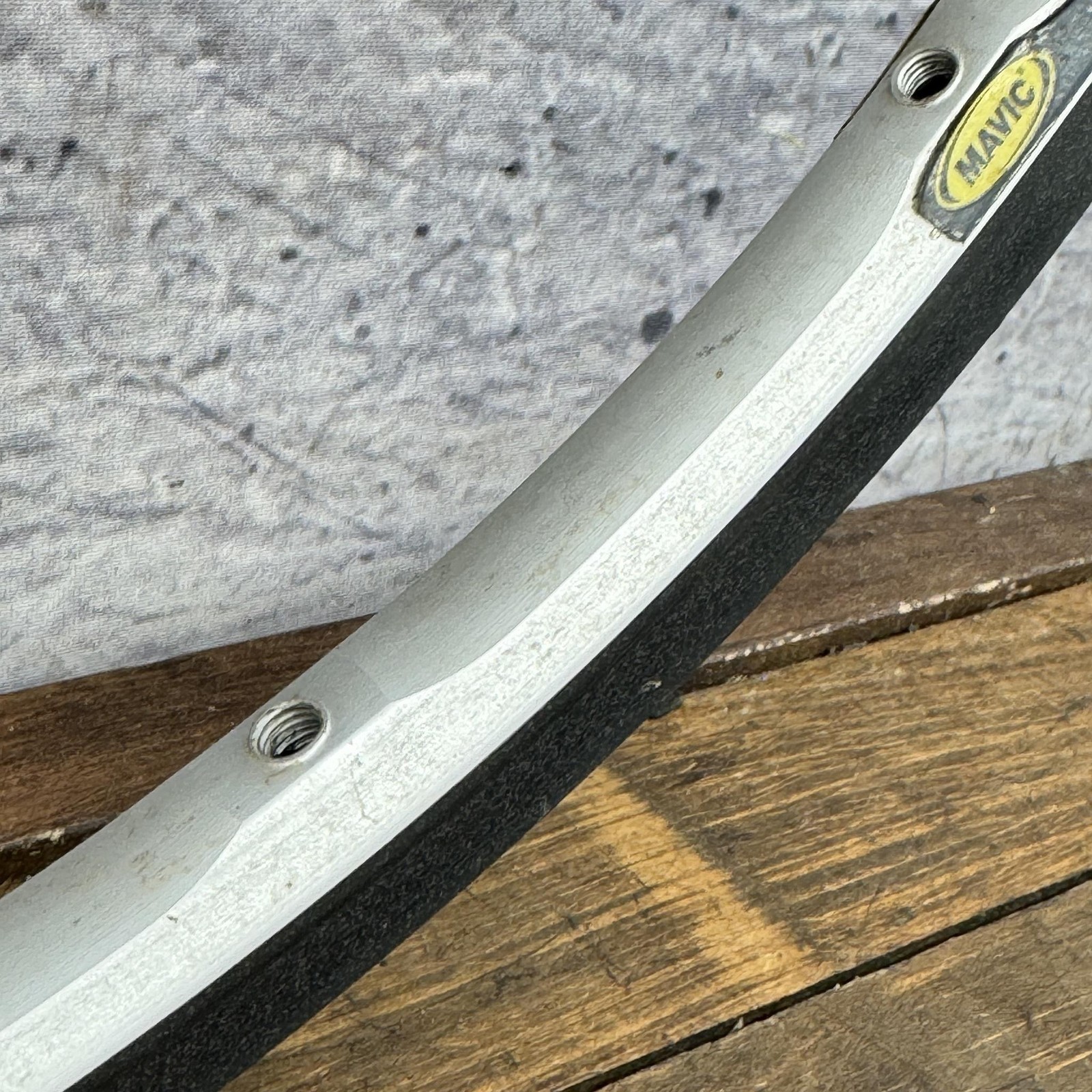 Mavic Cross 26in Rim 18H SL SSC Silver UST Tubeless Aluminum MTB Presta