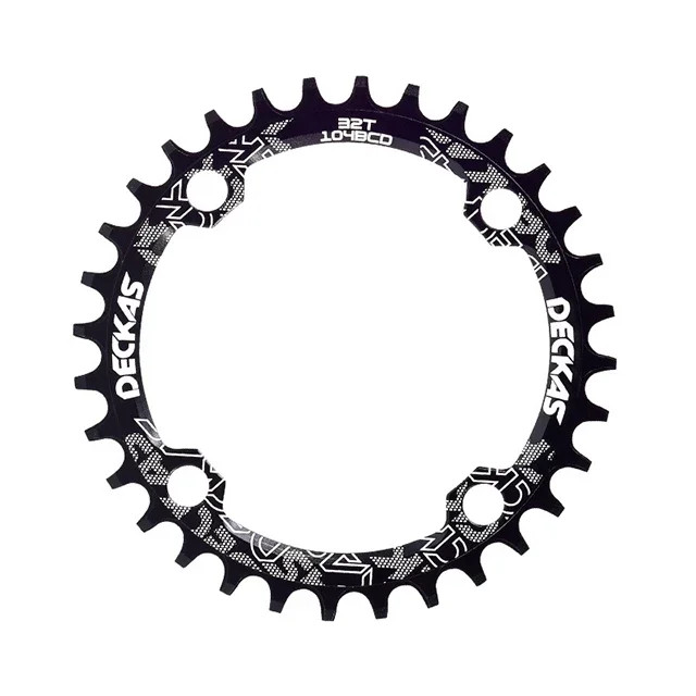 Deckas 104BCD Narrow Wide Chainring MTB Bike Crankset 32T-38T Tooth Plate