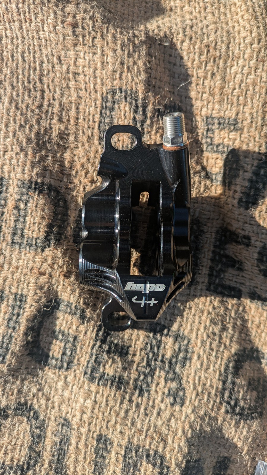 Hope RX4+ Hydraulic Disc Brake Caliper Post Mount Mineral Oil – Black