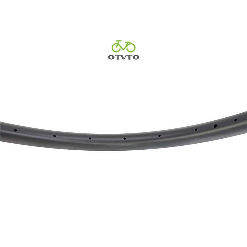 Carbon MTB XC AM Bicycle Rim 29er Asymmetry 25mm Deep Hookless UD Matte Glossy
