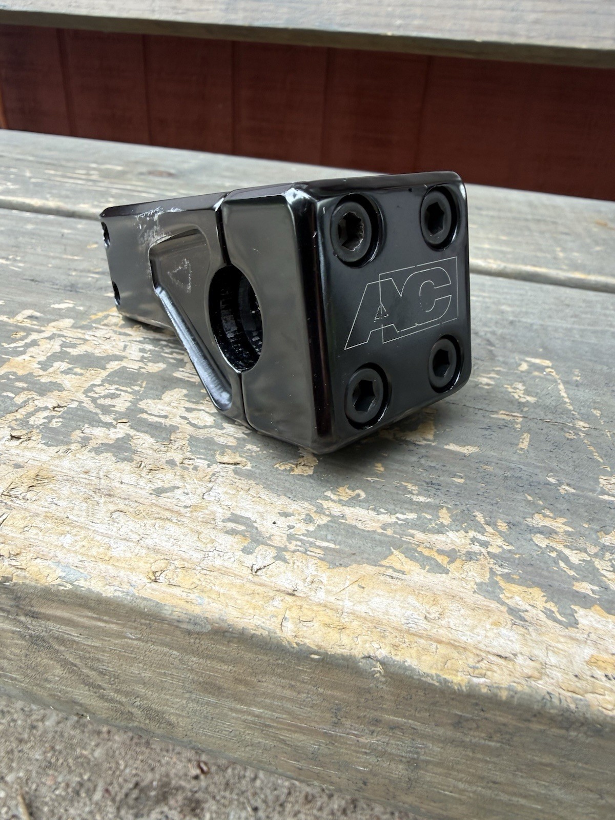 Adventure Components AC 1 1/8 Threadless BMX Front Load Stem Black Mid School