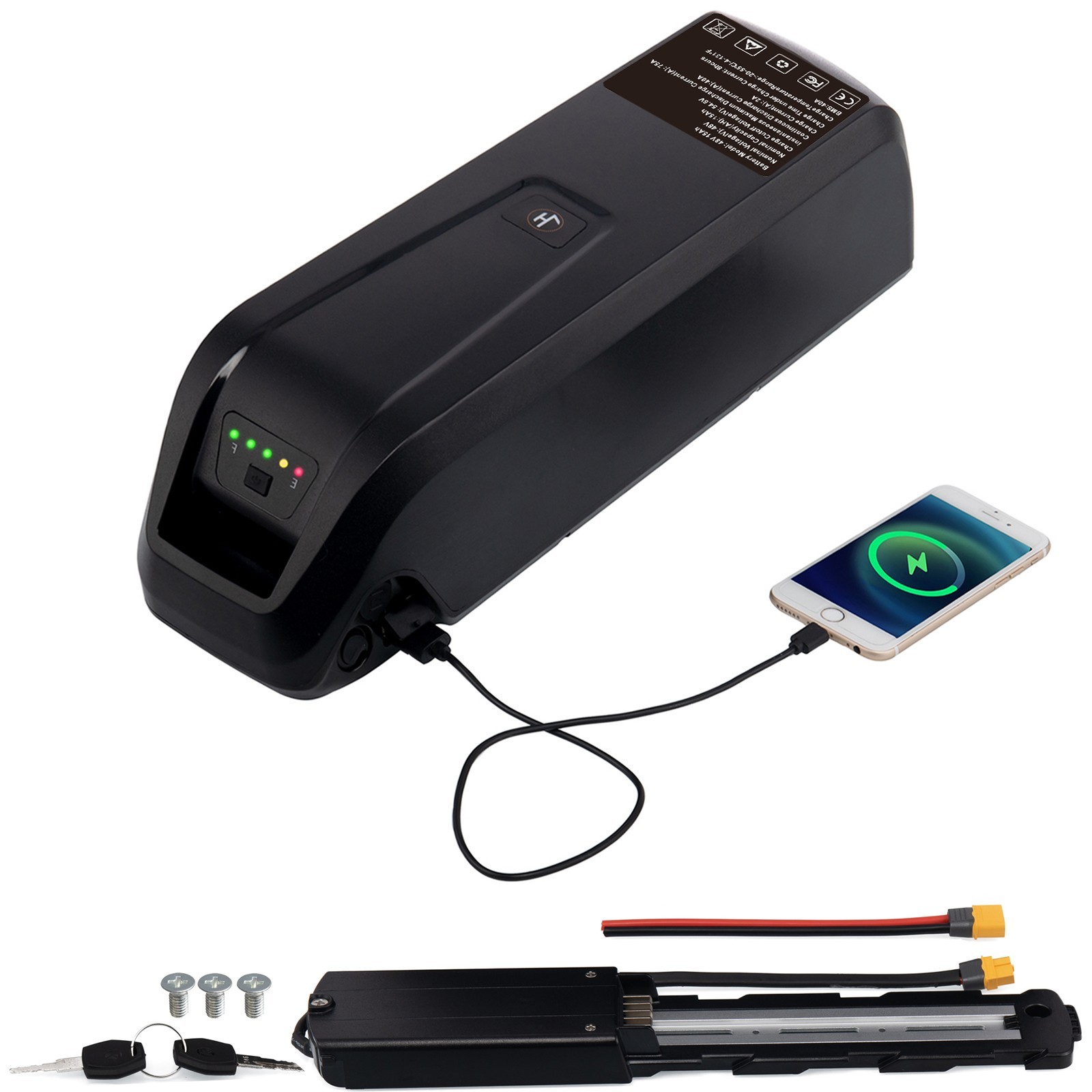 48V/36V ebike battery 10H/15AH Lithium Battery for Electric Bicycle 200W-1500W