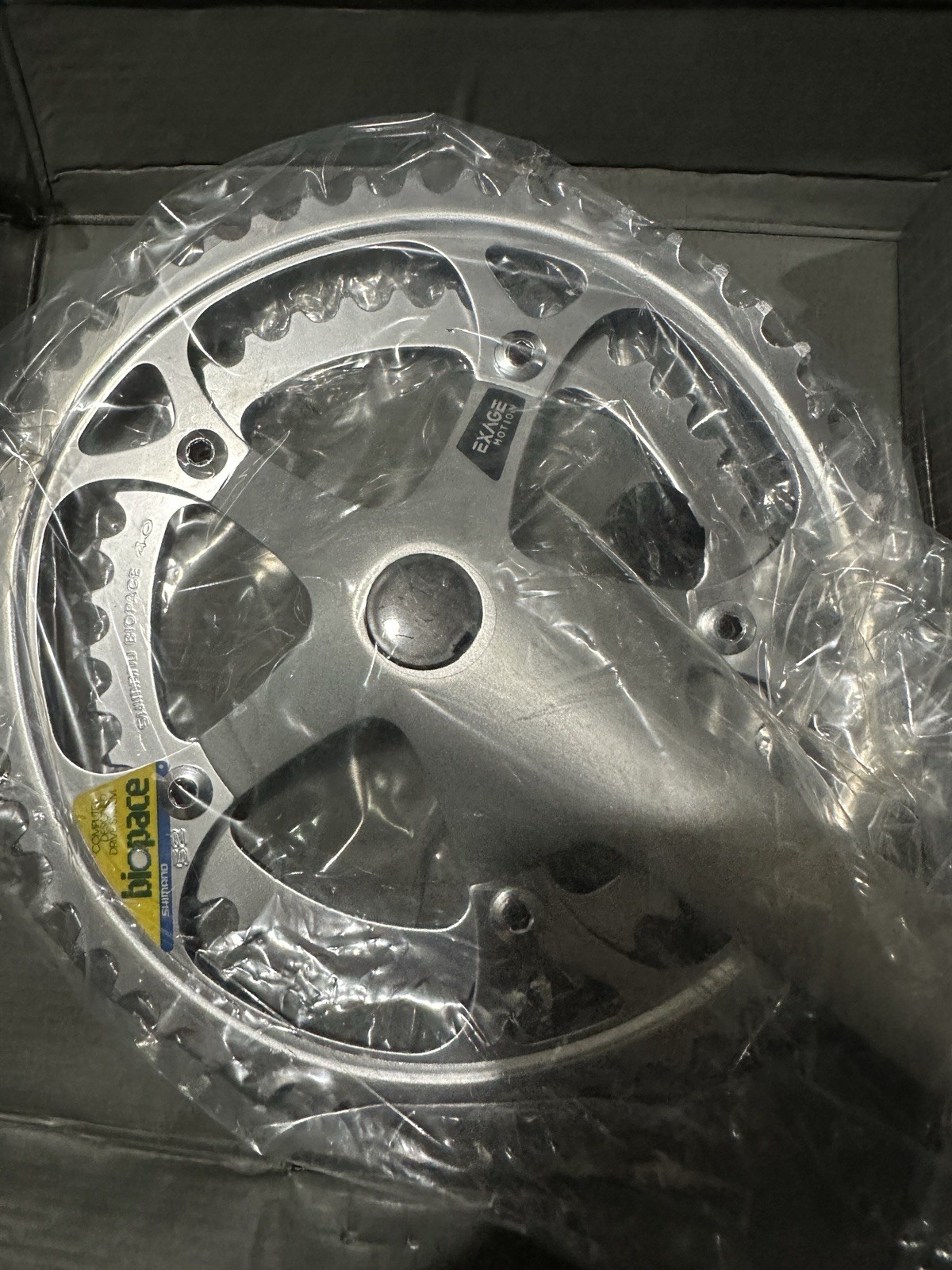 Old Schoo1989 Road Bike Crankset Shimano Exage Motion 51-20-650 FC-A250 170 mm