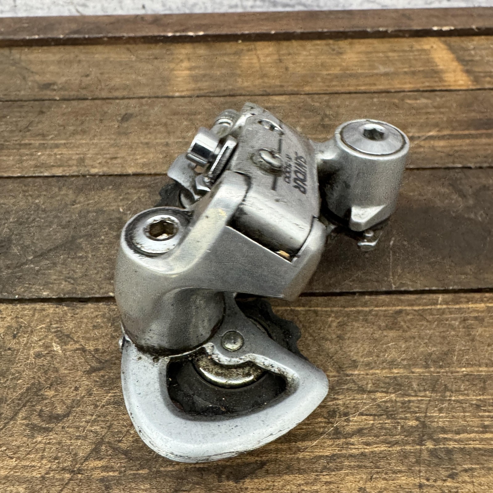 Vintage SunTour Alpha-5000 Rear Derailleur Road Bike Short Cage 275g Silver