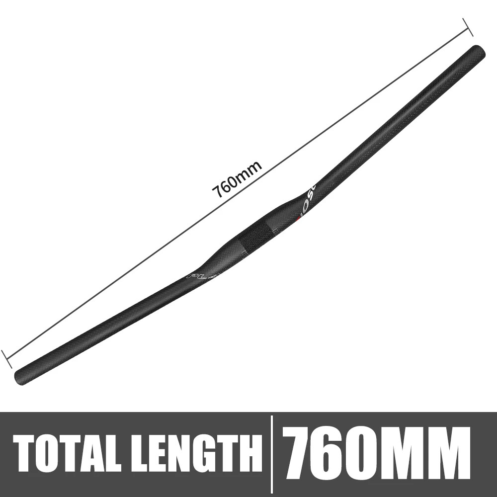 3K Matte Mountain Bike Carbon Fiber Handlebar 31.8 *680/700/720/740/760mm