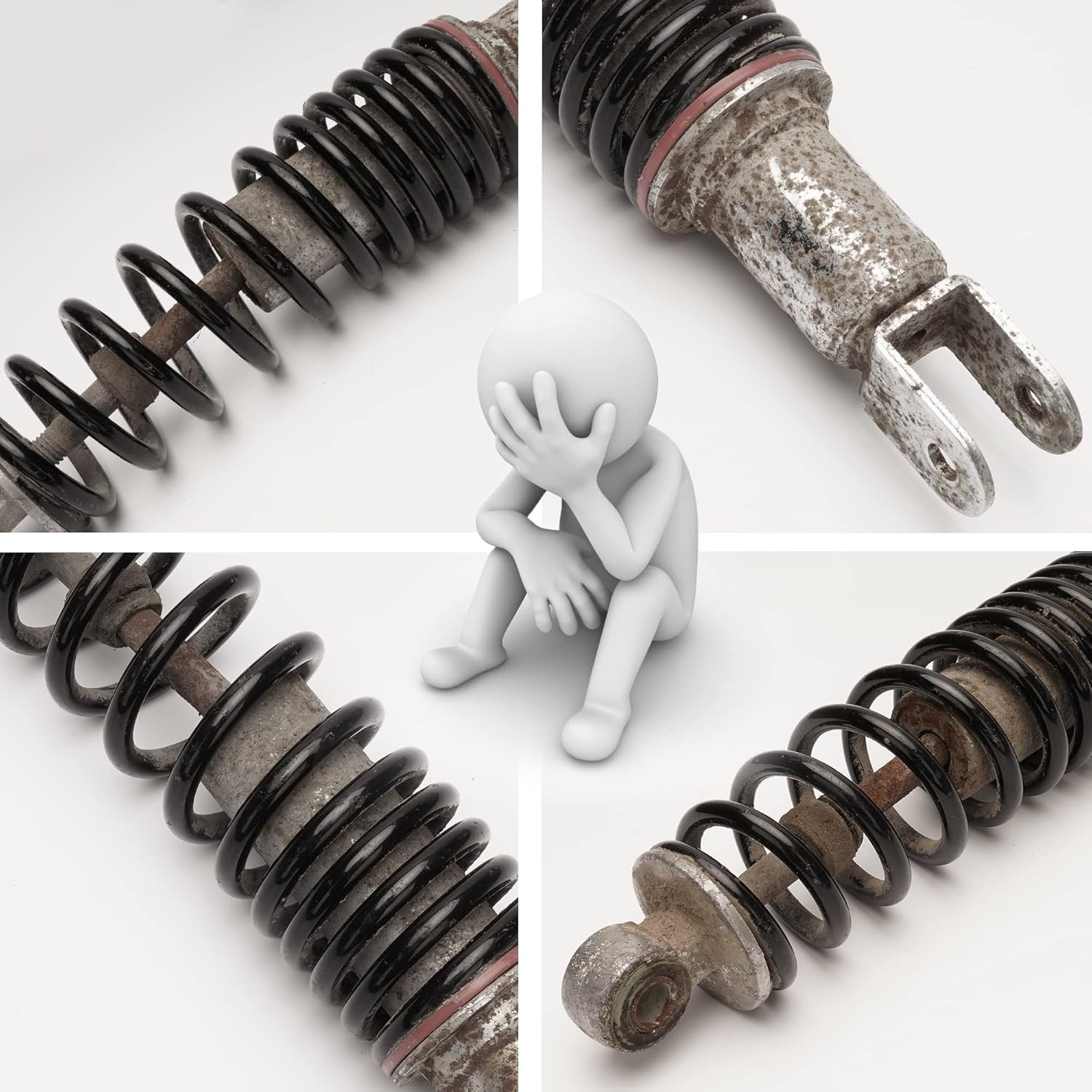 260mm Rear Shock, 10-1/4″ Mono Shock Adjustable Replacement for SDG SSR Lifan…