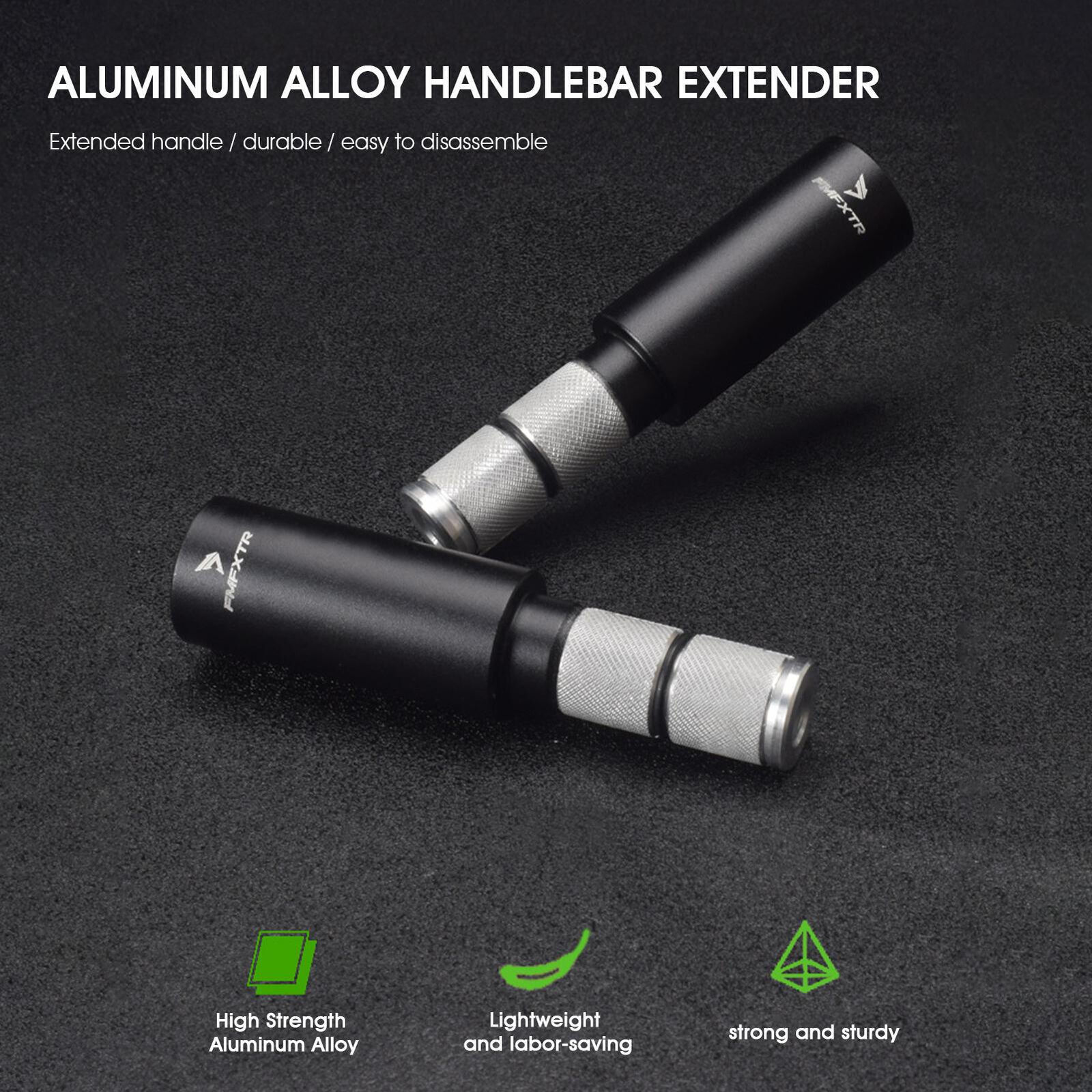 For MTB Bike Handlebar Bar End Extension Plug Aluminum Alloy Handlebar Extender
