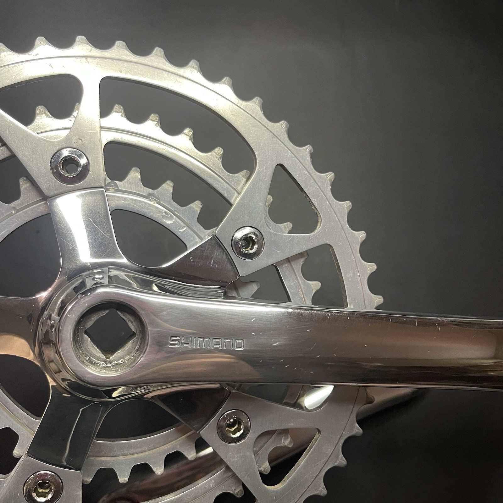 1989 Shimano XT FC-M730 180mm Triple Crankset