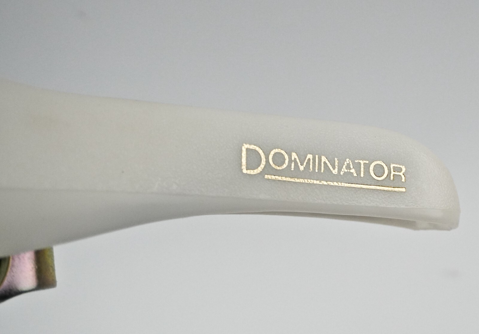 Vintage BMX Viscount Dominator 2166 White Plastic Seat Saddle Freestyle, NOS NEW