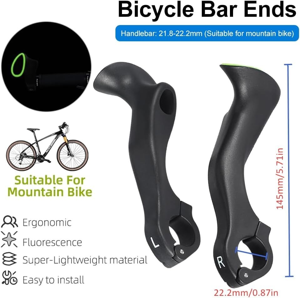 Mountain Bike Handlebar Extender – Reduce Joint Pain with Ergonomic Grip Design