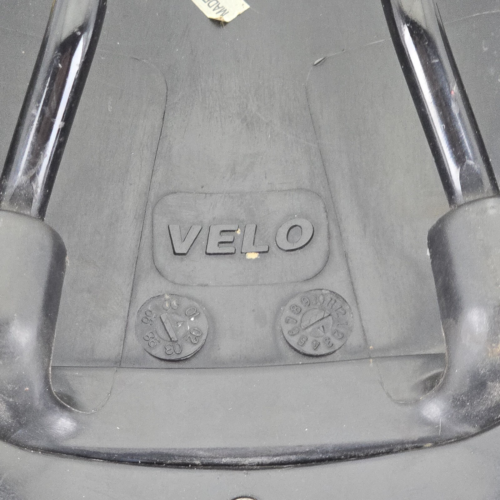 Haro Pro Series BMX Seat Black and Yellow Mid School