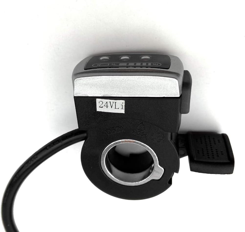 L-Faster Thumb Throttle for 24V/36V / 48V Bike with Power Indicator Wuxing Brand