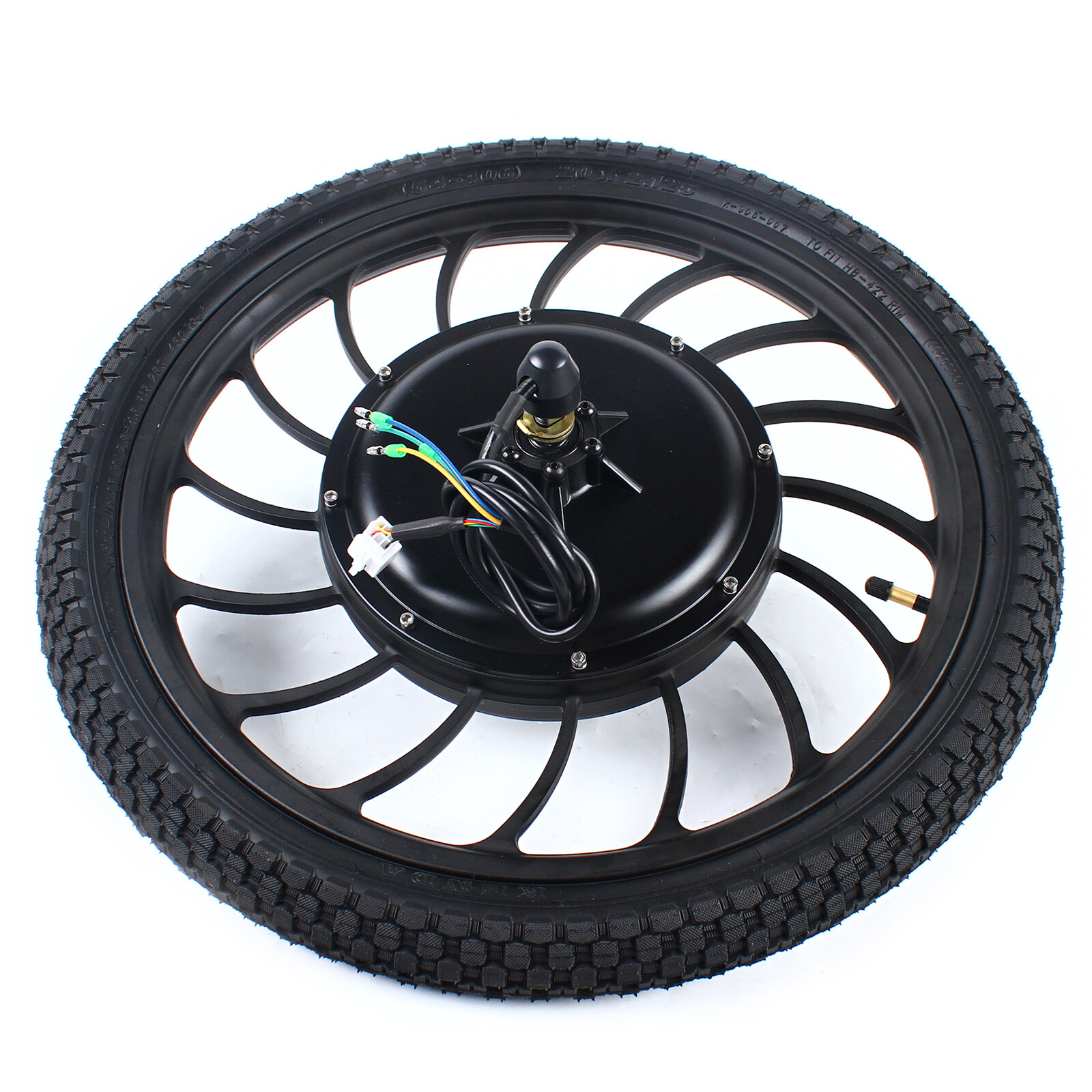 1KW 48V 20″ Electric Bicycle Motor Conversion Kit Front Wheel EBike Cycling Hub