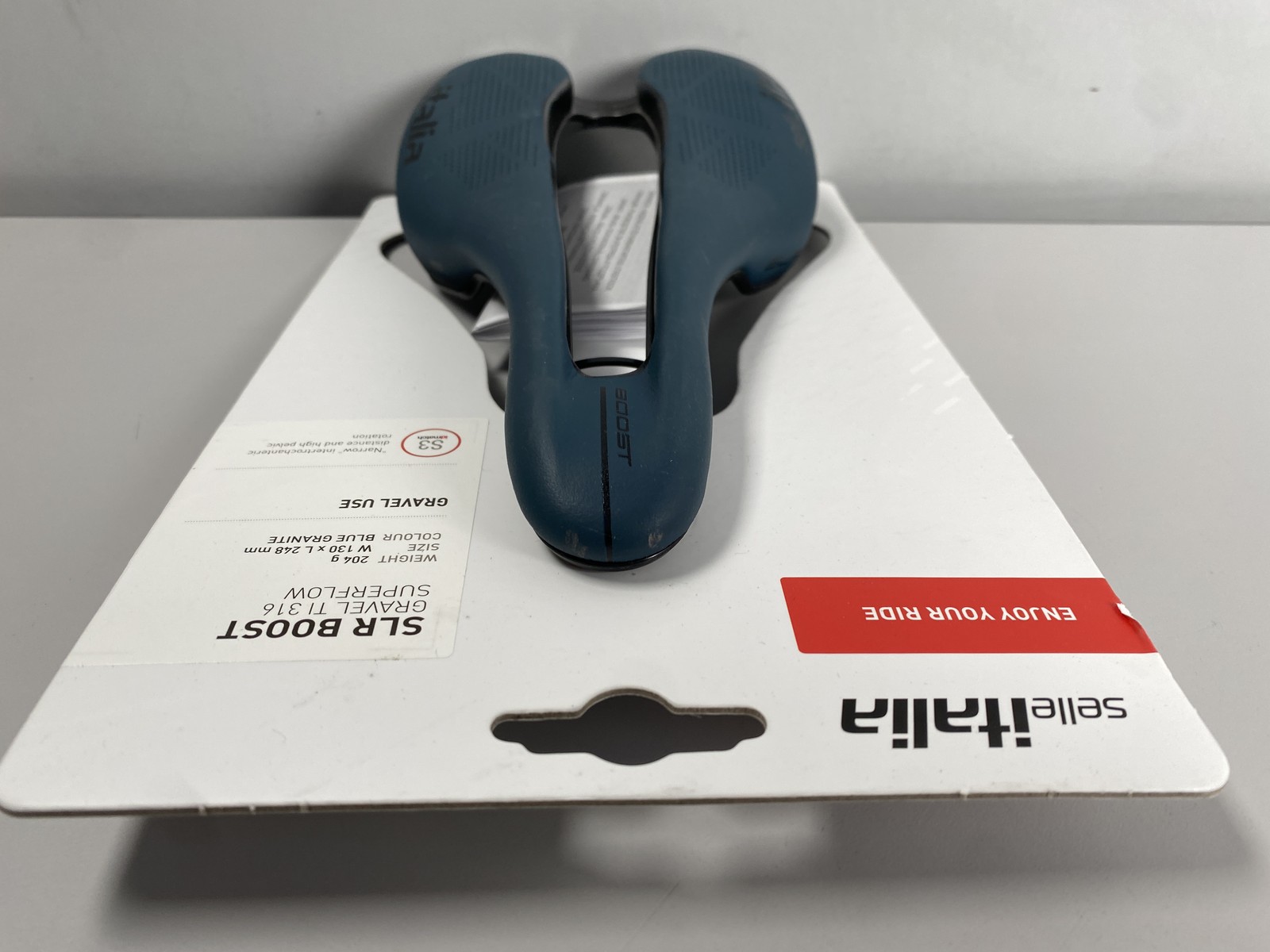 Selle Italia SLR Boost Gravel Ti316 Superflow – Blue L3