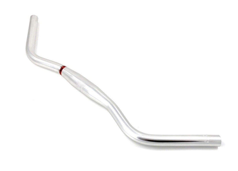 Nitto Jitensha B2522AA-SSB Handlebar | 570mm Width | 31.8mm Clamp | Silver