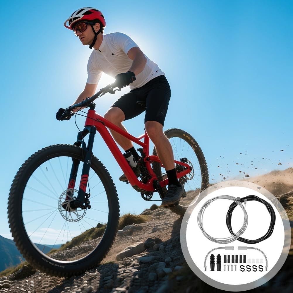 Universal Bike Brake Shift Cable Kit with V Brake Manifold for Mountain Bikes