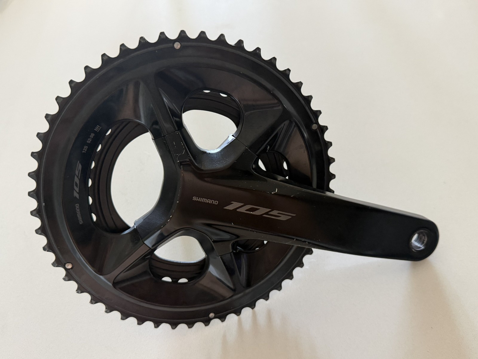 Shimano 105 FC-R7100 172.5 mm 52/36T 4iiii PRECISION 3 Power Meter Crankset 12-S