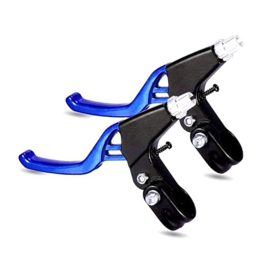 1 Pair Bicycle Brake levers, 2pcs Aluminium Alloy Bike Brake Handle Blue