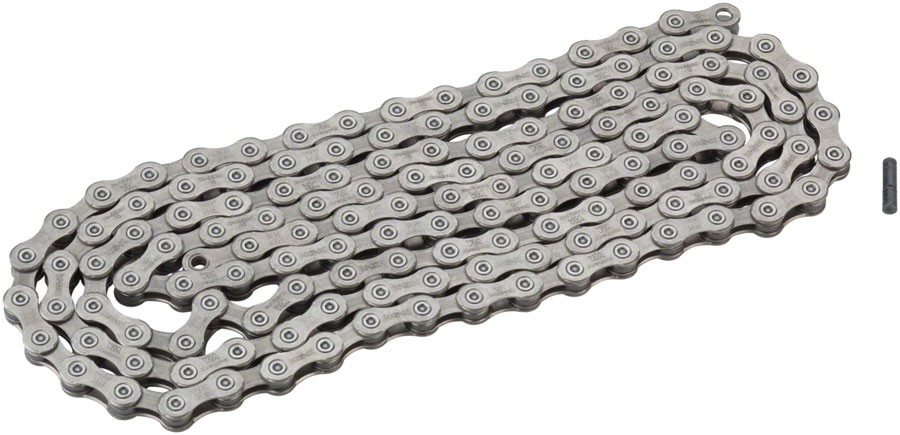 Shimano STEPS CN-E6090-10 Ebike Chain – 10-Speed Silver Steel, Ultra-Low