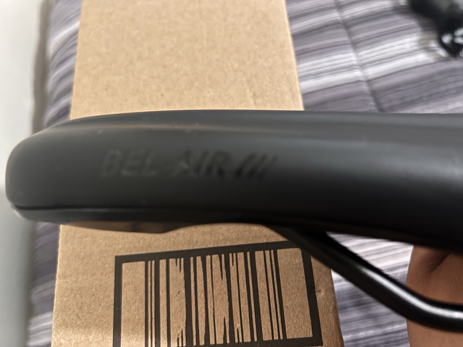 SDG Bel-Air V3 260 x 135 mm Lux-Alloy Black with Tan Base Bicycle Saddle Seat