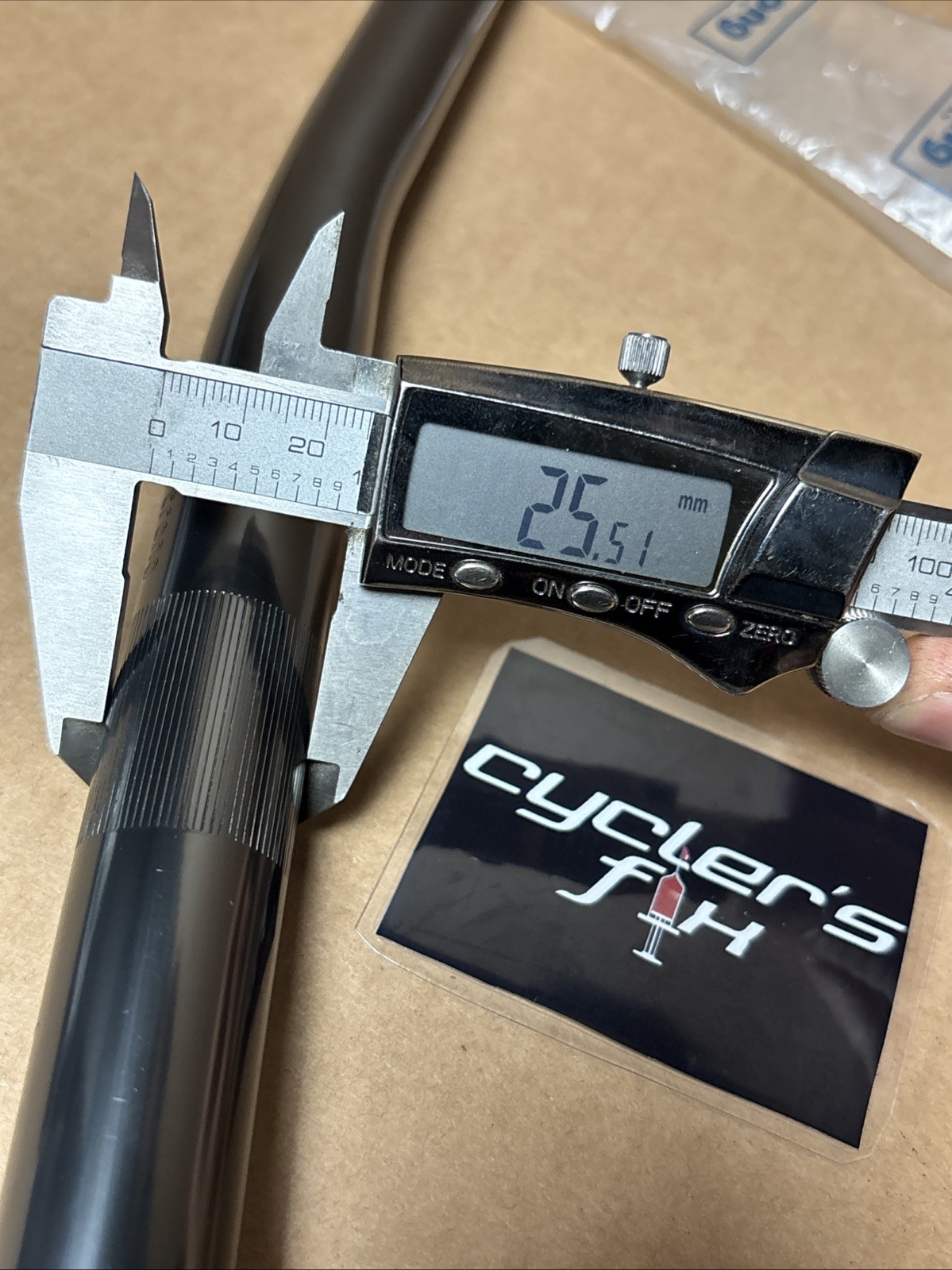 NOS STRONG Japan 25.4mm Anodized Alloy Mtb Flat Bar Handlebar Fit: Tioga SR Trek