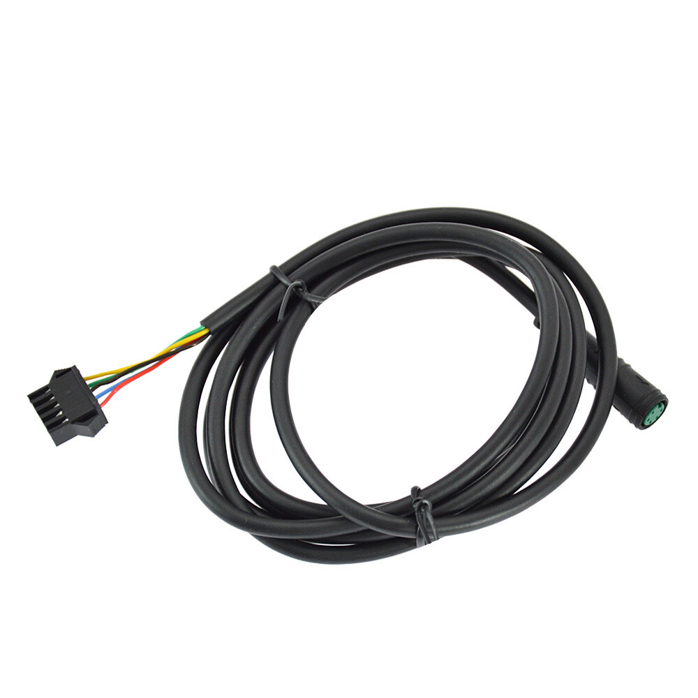 E-bike KT Display Extension Cable 5pin Waterproof to SM Plug Adapter Cable