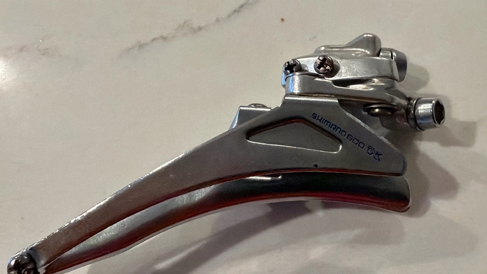 Shimano 600 AX FD-6300 Front Derailleur 2x6s Braze-On NOS