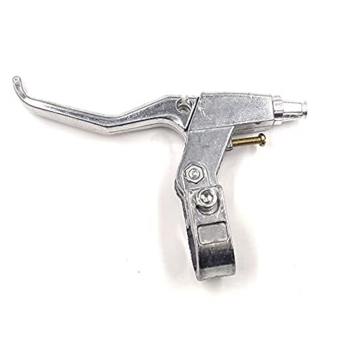 Free-fly 1 Pair Universal Full Aluminum Alloy Bicycle Brake Handle Silver