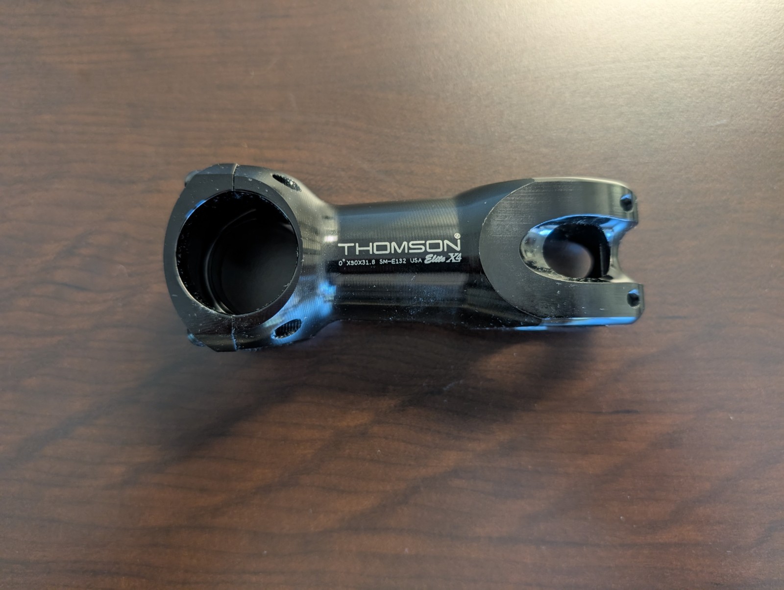 Thomson Elite X4 Stem 0 degree rise, 90mm length, 31.8mm steerer tube diameter
