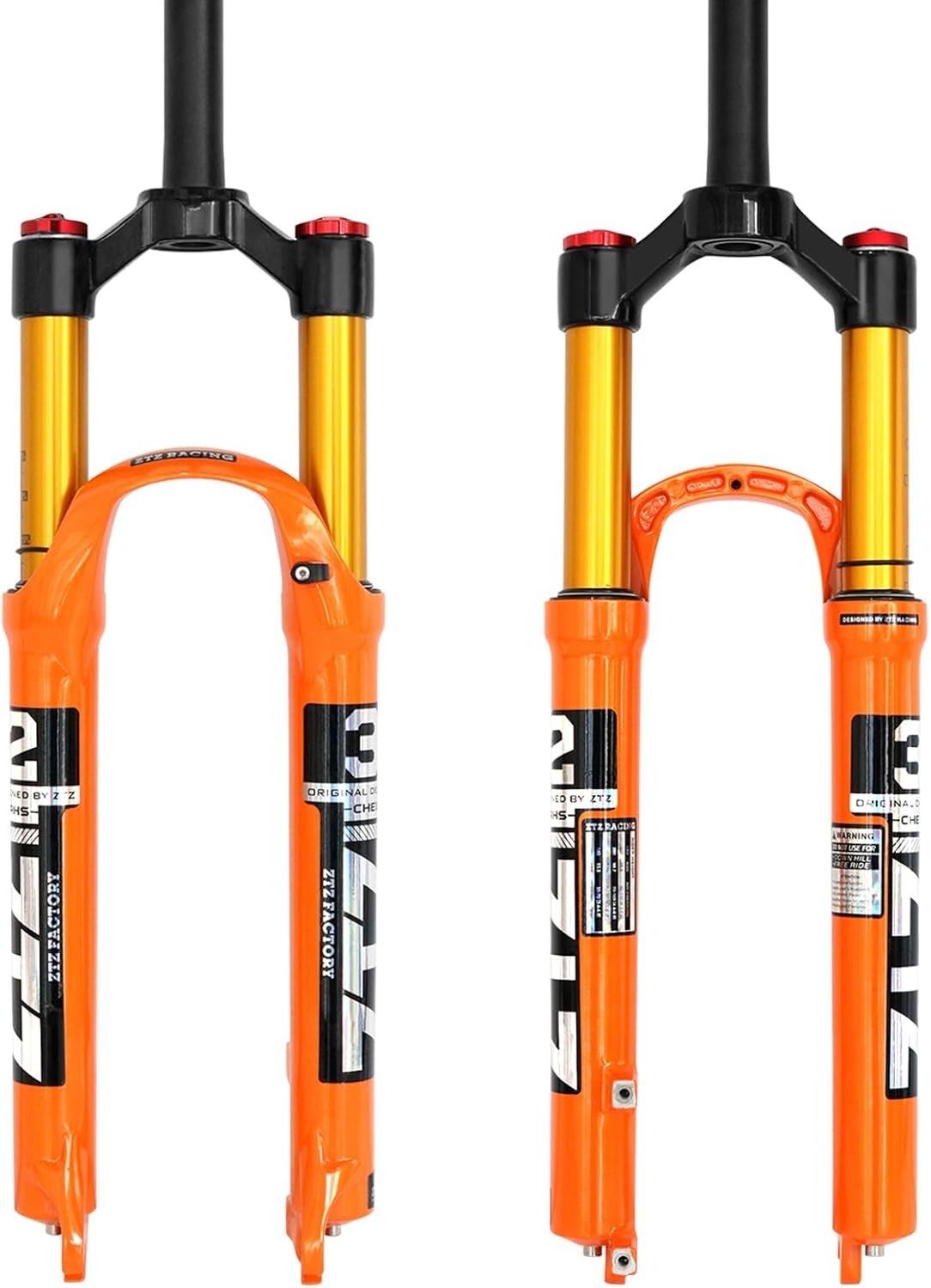 ZTZ 26/27.5/29 inch MTB Air Suspension Fork 120mm Travel 1-1/8 Straight Tube