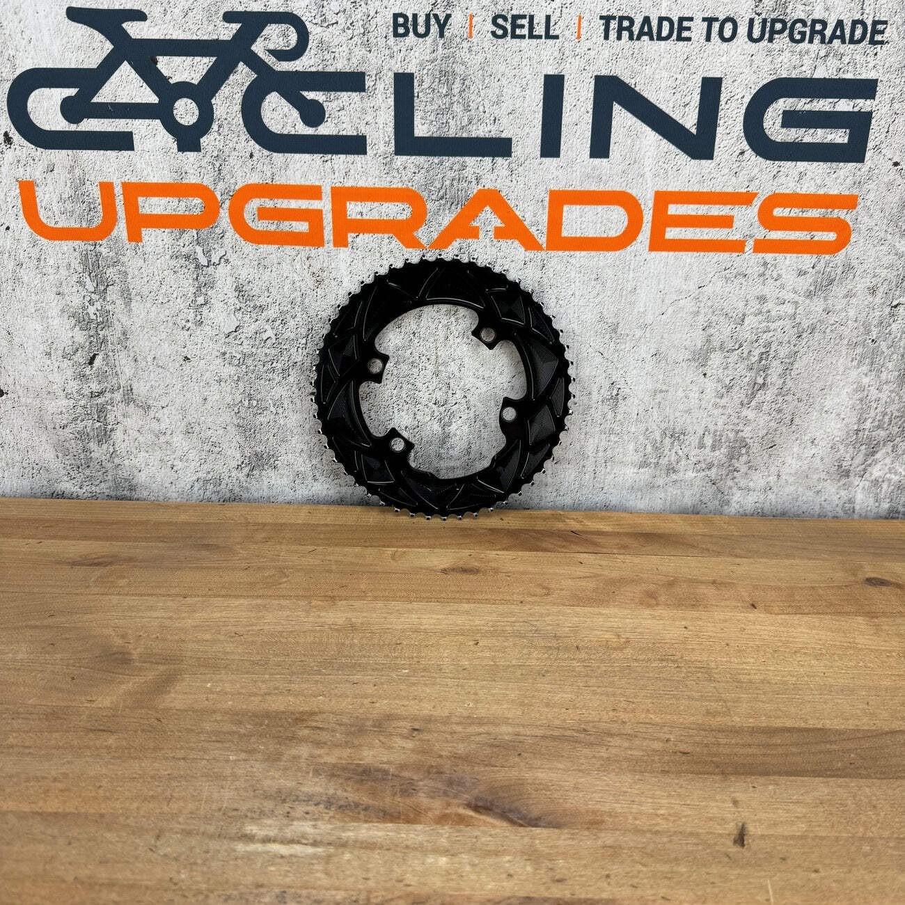 Absolute Black Premium Round 4x110BCD 50t Outer Bike Chainring 112g