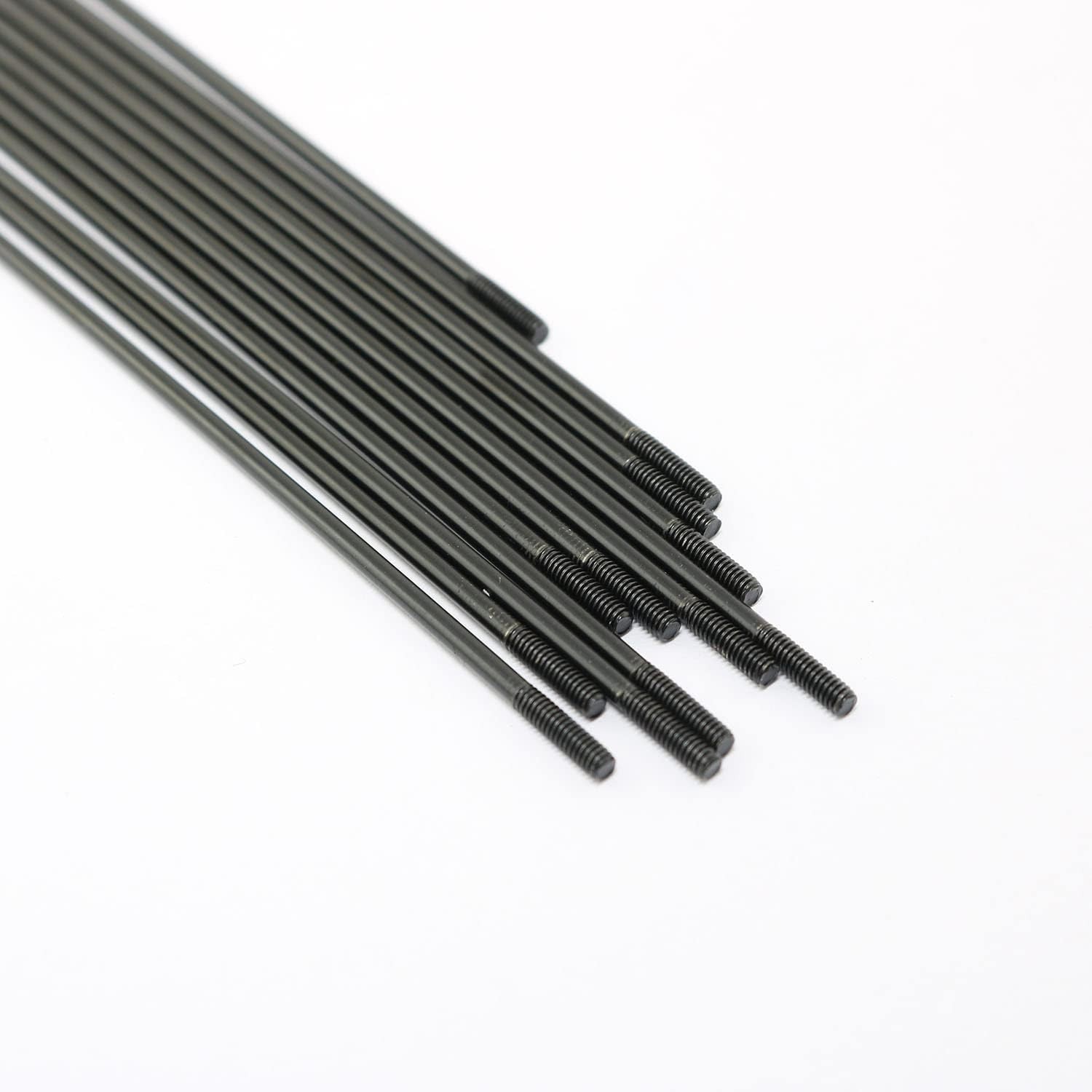 12pcs Stainless Steel Spokes 290mm Mountain Bike/Road Bike 14G Spokes Black w…
