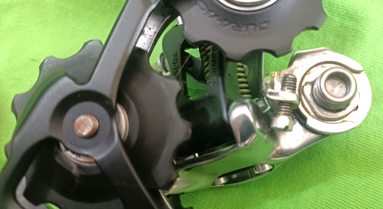 used VGC, Shimano Dura-Ace RD-7800 Short Cage Rear Derailleur, 10 Speed