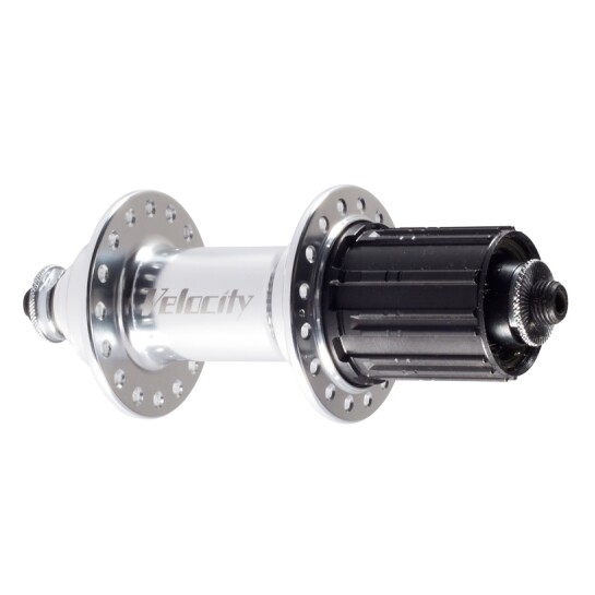 Velocity Rear Hub — 130mm QR / 36h / 7spd / Silver (SCRATCHED) —AUS STOCK— Bike