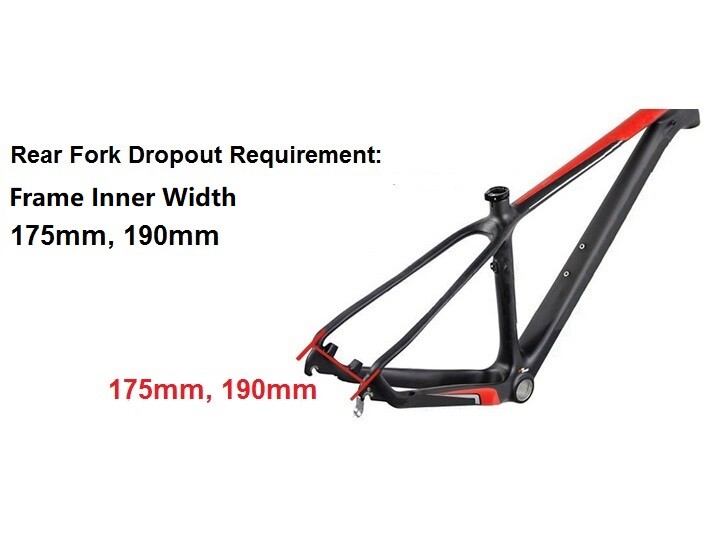 Ebike 48V 750W Bafang Brushless Geared Fat Tire Hub Motor 175mm 190mm