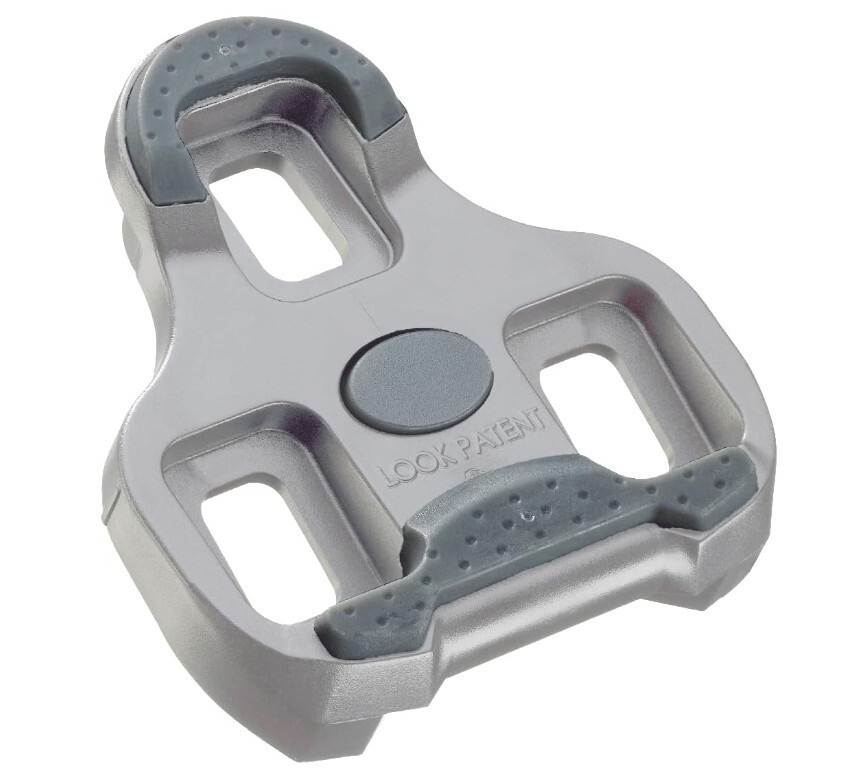 LOOK KEO Grip Road Cleats Anti-Slip 4.5 Float Bicycle Pedal Grey