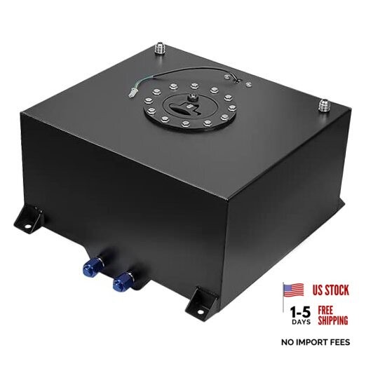 10 Gallon Fuel Cell 40L Universal Gas Tank with Level 10 gallon Black