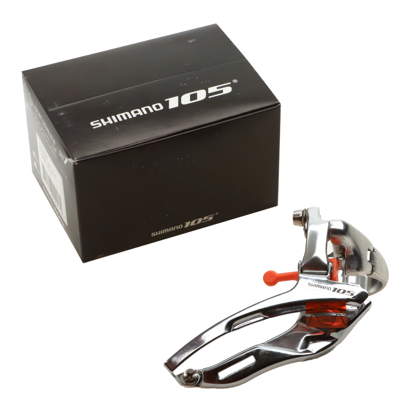 Shimano 105 FD-5504S Front Derailleur 3x9s Clamp-On 28.6mm Silver NOS NEW